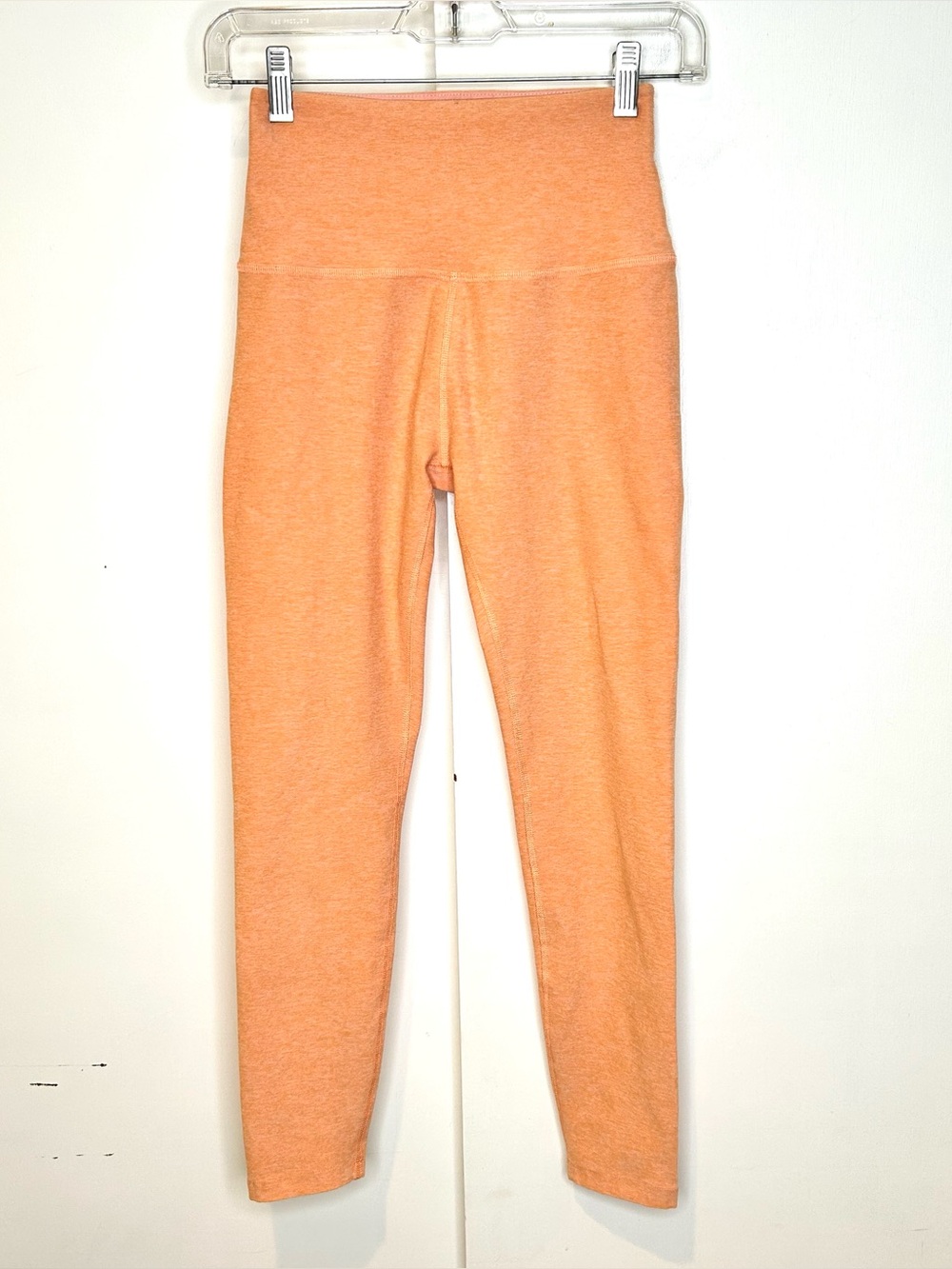 Beyond Yoga High Waisted Midi Legging In Peach Heather